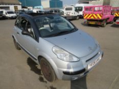 06 reg CITROEN C3 PLURIEL CONVERTIBLE, 1ST REG 05/06, TEST 10/21, 99567M NOT WARRANTED, V5 HERE, 2