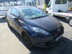 10 reg FORD FIESTA EDGE TDCI 68 (DIRECT COUNCIL) 1ST REG 06/10, TEST 06/21, 123512M [NO VAT]