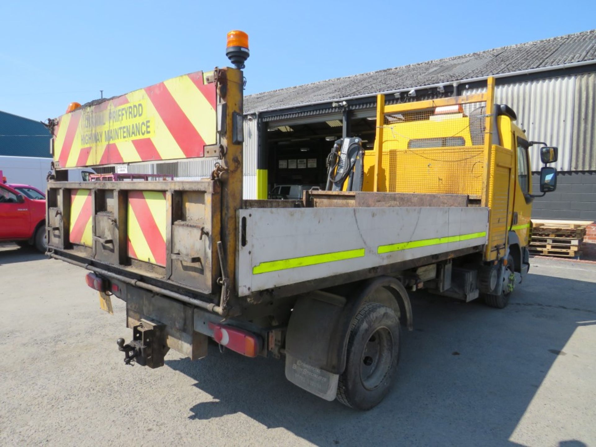 63 reg DAF FA LF45 7.5 TON TIPPER C/W HIAB (DIRECT COUNCIL) 1ST REG 12/13, TEST 01/22, 129403KM, - Image 4 of 6