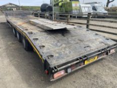 LOW LOADER TRAILER (LOCATION BLACKBURN) (RING FOR COLLECTION DETAILS) [+ VAT]