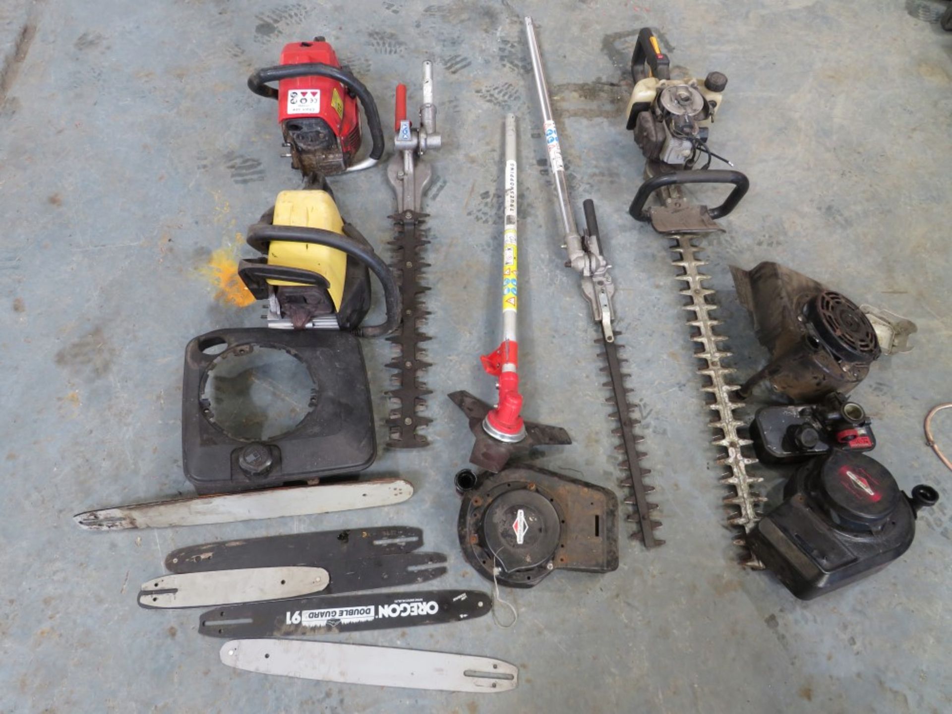 GARDEN HEDGE CUTTERS & CHAIN SAW PARTS [NO VAT]