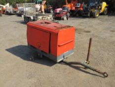 ARC GEN 330SD TOWABLE WELDER WITH KUBOTA ENGINE [NO VAT]