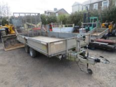 INDESPENSION TWIN WHEELD RAMPED TRAILER [NO VAT]