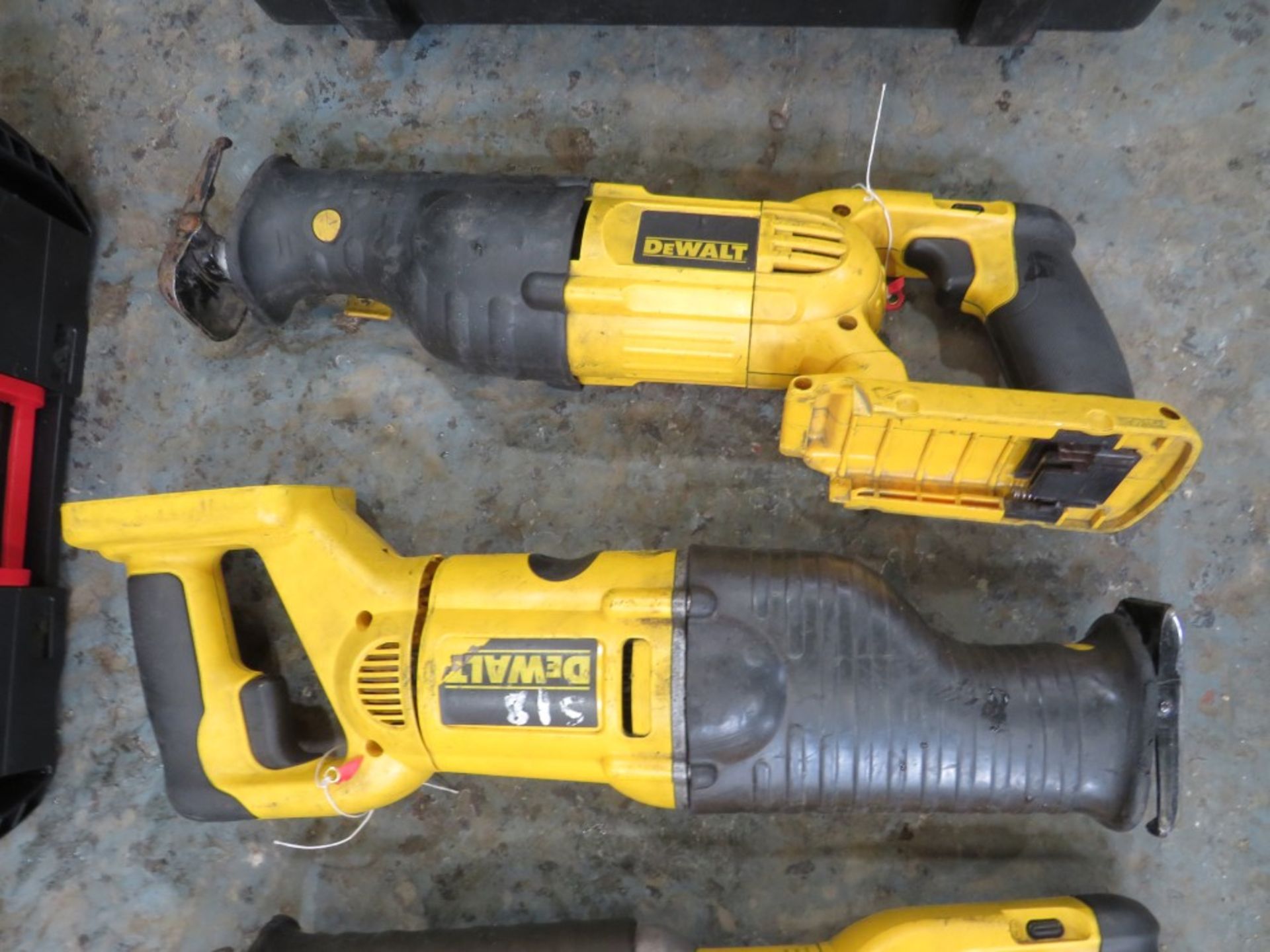 2 DEWALT SAWS (DIRECT GTR M/C FIRE) [+ VAT]