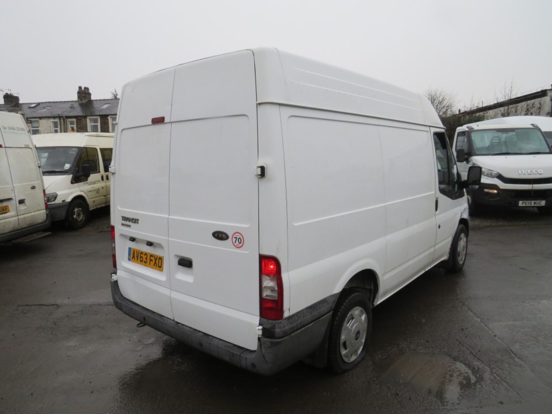 63 reg FORD TRANSIT T260 100, 1ST REG 01/14, 282430M, V5 HERE, 3 FORMER KEEPERS [NO VAT] - Image 4 of 6