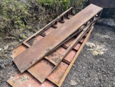 CONTAINER LOADING RAMPS (LOCATION BLACKBURN) (RING FOR COLLECTION DETAILS) [NO VAT]