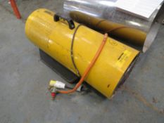 80Kw 110v PROPANE SPACE HEATER (DIRECT HIRE CO) [+ VAT]
