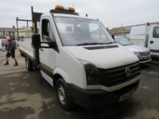 16 reg VW CRAFTER CR35 TDI 136 MWB DROPSIDE, 1ST REG 03/16, TEST 03/22, 139733M WARRANTED, V5