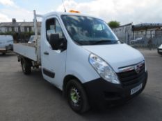 64 reg VAUXHAL MOVANO R3500 RWD CDTI TIPPER, 1ST REG 09/14, TEST 10/21, 104957M WARRANTED, V5