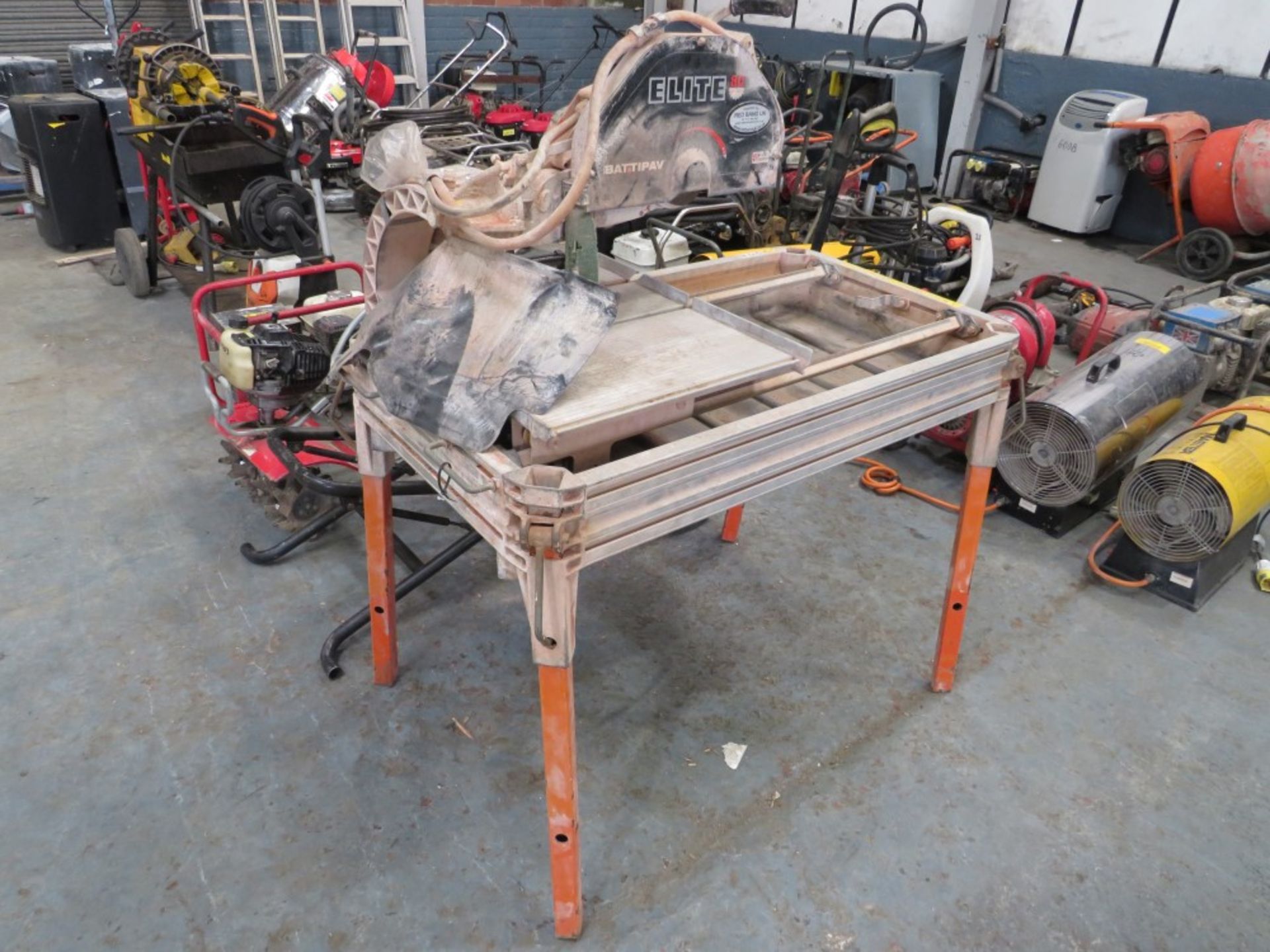 ELITE 80 110v SAW BENCH (DIRECT HIRE CO) [+ VAT]