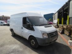 08 reg FORD TRANSIT 100 T350M RWD (DIRECT COUNCIL) 1ST REG 03/08, 59329M, V5 HERE, 1 OWNER FROM