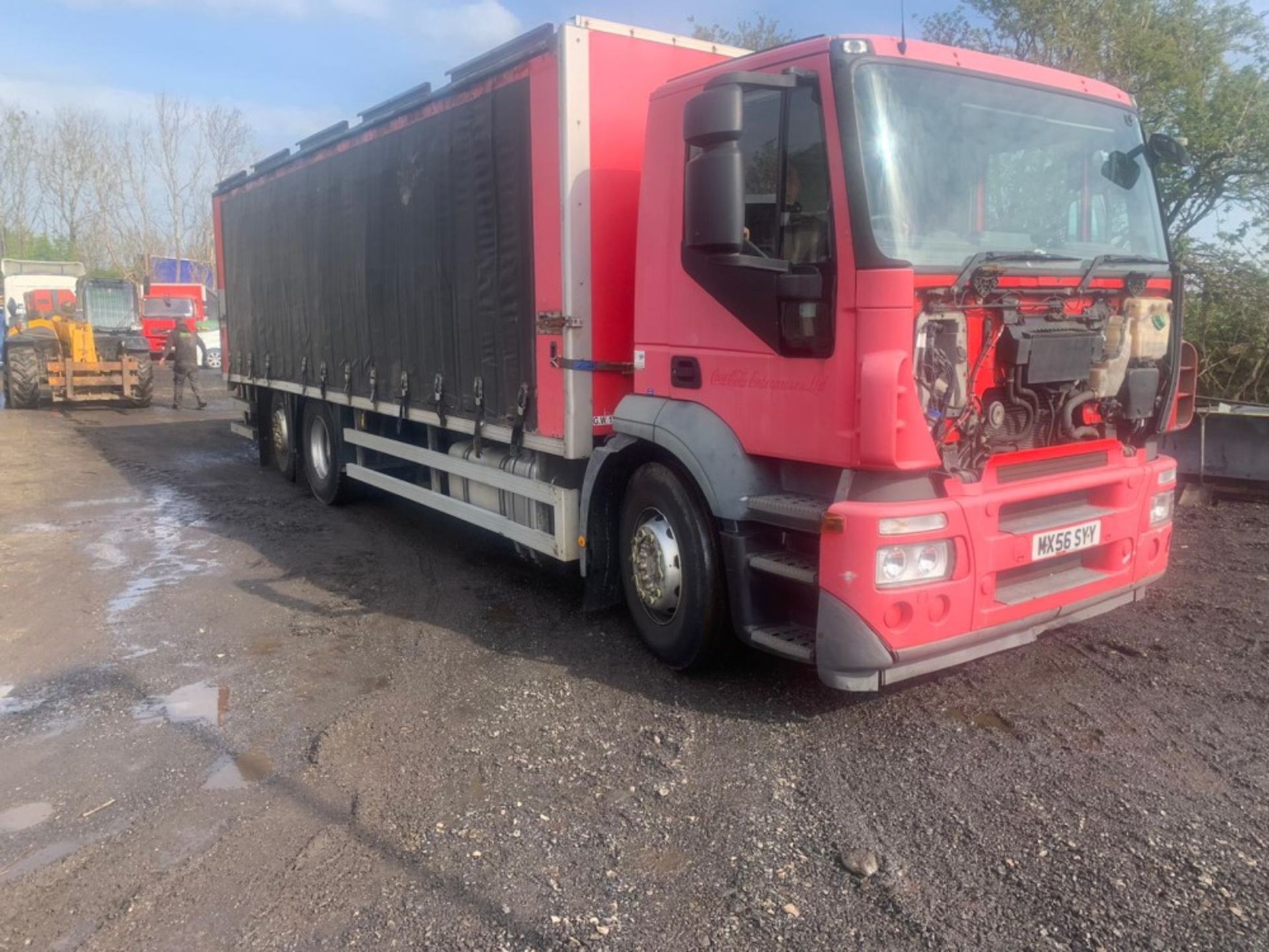 56 reg IVECO STRALIS CURTAIN SIDER C/W TAIL LIFT (NO KEYS SO DON'T KNOW IF IT RUNS OR DRIVES) (
