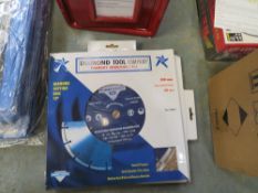 3 X 12" DIAMOND CUTTING DISCS [+ VAT]