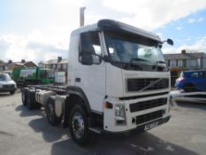 07 reg VOLVO FM400 CHASSIS CAB (DIRECT UNITED UTILITIES WATER) 1ST REG 08/07, TEST 10/21,