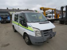 09 reg FORD TRANSIT 115 T260S D/C FWD (NON RUNNER) (DIRECT GTR M/C FIRE) 1ST REG 05/09, [+ VAT]