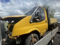 07 reg FORD TRANSIT 100 T350 TIPPER (NON RUNNER NO ENGINE OR BOX) (LOCATION BLACKBURN) 1ST REG 04/