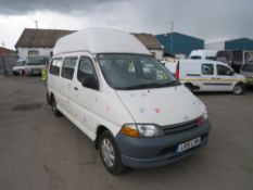 51 reg TOYOTA HI-ACE POWERVAN GS LWB MINIBUS, 1ST REG 12/01, TEST 08/21, 171290M, V5 HERE, 4