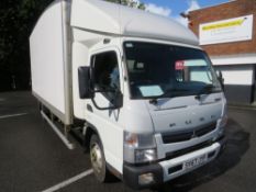 67 reg MITSUBISHI FUSO CANTER 7C18 BOX VAN, 1ST REG 01/18, TEST 05/22, 158564M, PART V5 [+