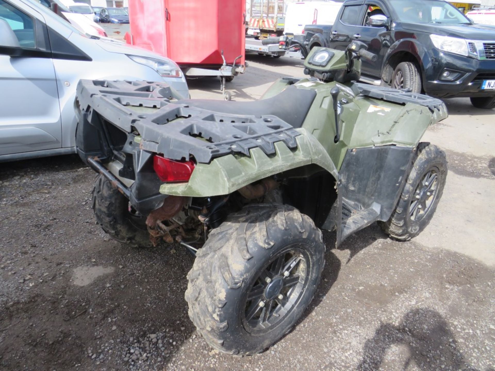 63 reg POLARIS SPORTSMAN 550E QUAD, 1ST REG 11/13, 4800 MILES, V5 HERE, 2 FORMER KEEPERS [NO VAT] - Image 3 of 5