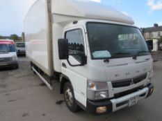 67 reg MITSUBISHI FUSO CANTER 7C18 BOX VAN, 1ST REG 01/17, TEST 02/22, 127612M, V5 HERE [+