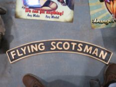 FLYING SCOTSMAN SIGN [+ VAT]