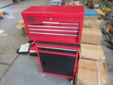 CLARKE TOP TOOL BOX & BASE [NO VAT]