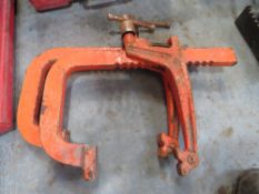 2 CARVER G CLAMPS [NO VAT]