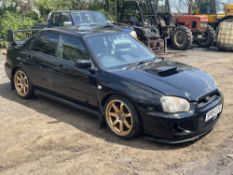 05 reg SUBARU IMPREZA WRX (LOCATION BLACKBURN) 1ST REG 03/05, 82574M, V5 HERE (RING FOR COLLECTION