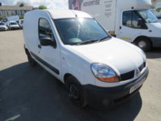 06 reg RENAULT KANGOO SL17 DCI 60 (DIRECT COUNCIL) 1ST REG 03/06, TEST 12/21, 110516M, V5 HERE, 1