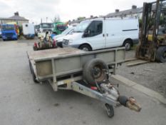 IFOR WILLIAMS 3.5T TWIN AXLE PLANT TRAILER c/w RAMPS [+ VAT]