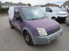 54 reg FORD TRANSIT CONNECT L200 TD SWB (DIRECT COUNCIL) 1ST REG 02/05, 103021M, V5 HERE, 1 OWNER