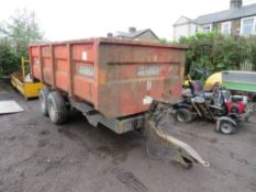 GRIFFITHS 10 TON TIPPING TRAILER (DIRECT COUNCIL) [+ VAT]