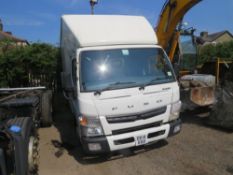 14 reg MITSUBISHI FUSO CANTER 3C13 34 CURTAIN SIDER (NON RUNNER - ENGINE TRIES TO START BUT WON'T