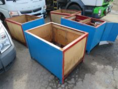 4 STORAGE BOXES [NO VAT]