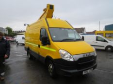 12 reg IVECO DAILY 50C15 TOWER WAGON C/W SKYKING 140TJV HOIST (DIRECT COUNCIL) 1ST REG 06/12, TEST