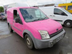 06 reg FORD TRANSIT CONNECT L200 TD SWB (DIRECT COUNCIL) 1ST REG 03/06, TEST 08/21, 160005M, V5