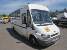 56 reg FORD TRANSIT 350 DIESEL MINIBUS (DIRECT COUNCIL) 1ST REG 12/06, TEST 08/21, 117164M, V5 HERE,