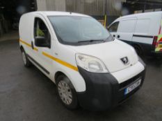 11 reg PEUGEOT BIPPER PROFESSIONAL HDI (DIRECT COUNCIL) 1ST REG 05/11, 211108M, V5 HERE, 1 OWNER