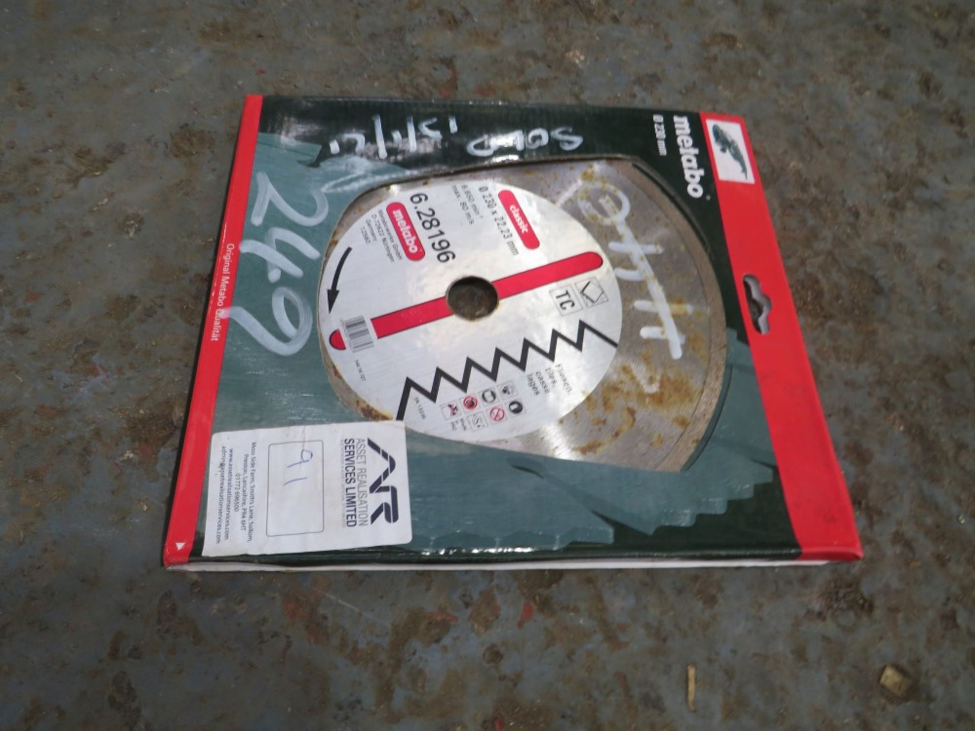 METABO CUTTING DISC [NO VAT]