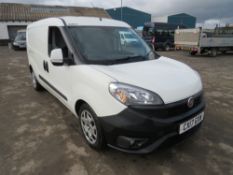 17 reg FIAT DOBLO 16 SX MAXI MULTIJET 11 FRIDGE VAN (UNITED UTILITIES WATER) 1ST REG 03/17, 154763M,