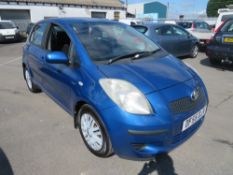 55 reg TOYOTA YARIS T3 D-4D, 1ST REG 02/06, TEST 03/22, 122685M NOT WARRANTED, V5 HERE, 2 FORMER