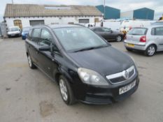 07 reg VAUXHALL ZAFIRA CLUB, 1ST REG 07/07, TEST 06/22, 112219M, V5 HERE, 4 FORMER KEEPERS [NO VAT]