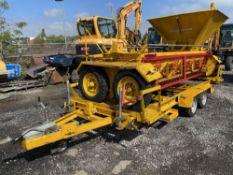 1989 BENFORD 12FT ASPHALT CHIPPER & TRAILER (LOCATION ROCHDALE) (RING FOR COLLECTION DETAILS) [+