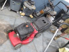 RED PETROL LANWMOWER C/W BOX [NO VAT]