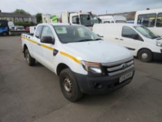 63 reg FORD RANGER XL 4 X 4 TDCI (DIRECT COUNCIL) 1ST REG 12/13, TEST 11/21, 124743M, V5 HERE, 1