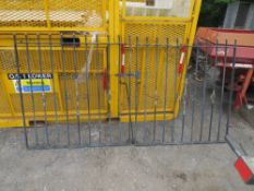 PAIR WROUGHT IRON GATES [NO VAT]