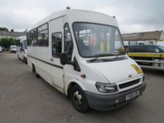 06 reg FORD TRANSIT 350 DIESEL MINIBUS (DIRECT COUNCIL) 1ST REG 03/06, TEST 08/21, 129454M, [+ VAT]