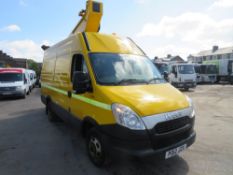 12 reg IVECO DAILY 50C15 TOWER WAGON C/W SKYKING 140TJV HOIST (DIRECT COUNCIL) 1ST REG 06/12, TEST