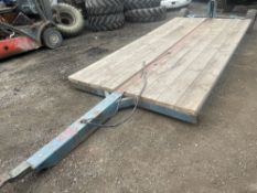 PLANT TRAILER (LOCATION BLACKBURN) NEW DECK & LIGHTS (RING FOR COLLECTION DETAILS) [NO VAT]