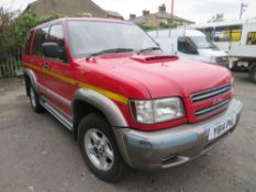 Y reg ISUZU TROOPER DUTY DT LWB, 1ST REG 07/01, TEST 06/22, 125481M, V5 HERE, 5 FORMER KEEPERS [NO